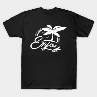 'Keep Calm and Enjoy' Awesome Pina Colada Gift T-Shirt